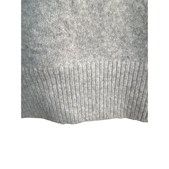 2/$30 ZARA Attractive Light Gray Large Knit Sweater Polyester & Wool Blend - Picture 9 of 15